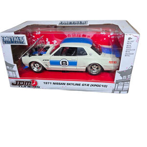 Jada 1:24 1971 Nissan Skyline GT-R KPGC10 JDM Tuners Diecast w/ Box